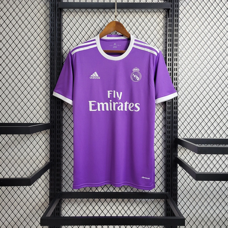 Retro 2016-17 Real Madrid away RONALDO Benzema Bale Sergio Ramos ISCO KROOS  Football jersey retro