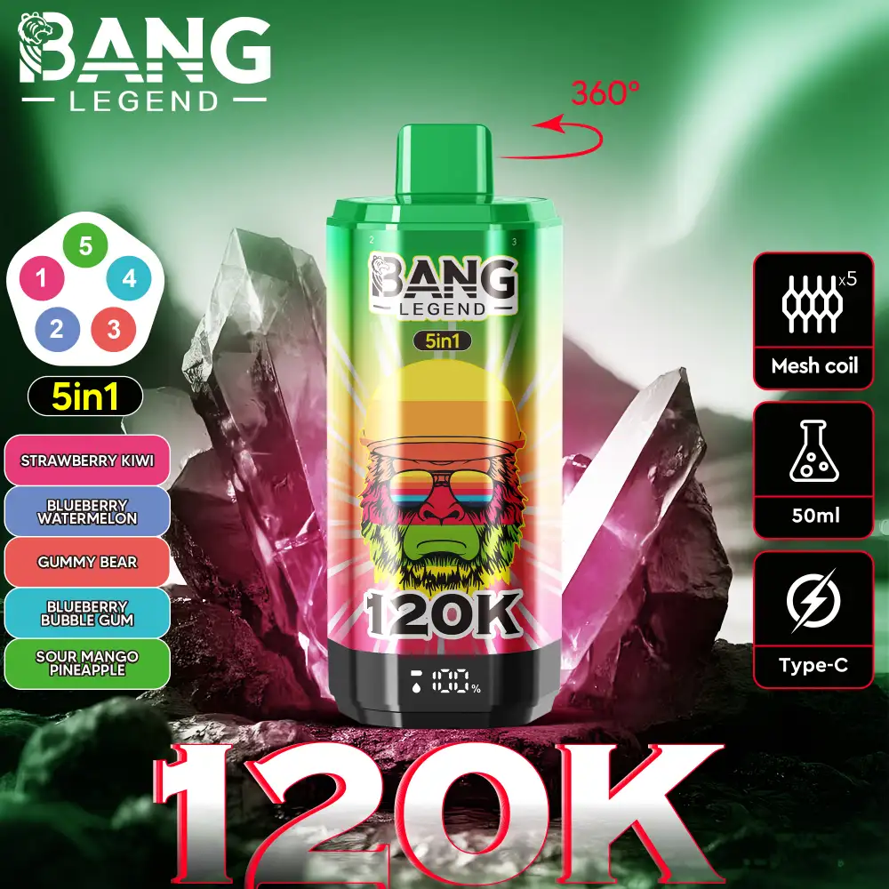 Bang Legend 120K Ultimate 5-in-1 Disposable Vape