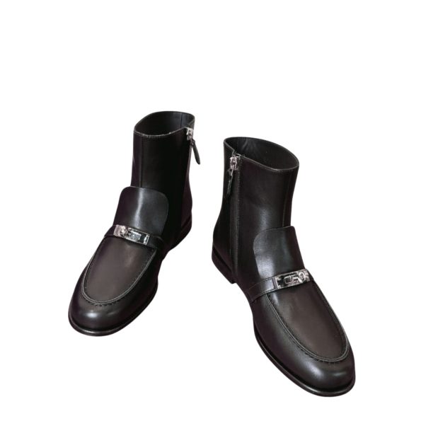 Hermes Kelsy Ankle Boot Noir
