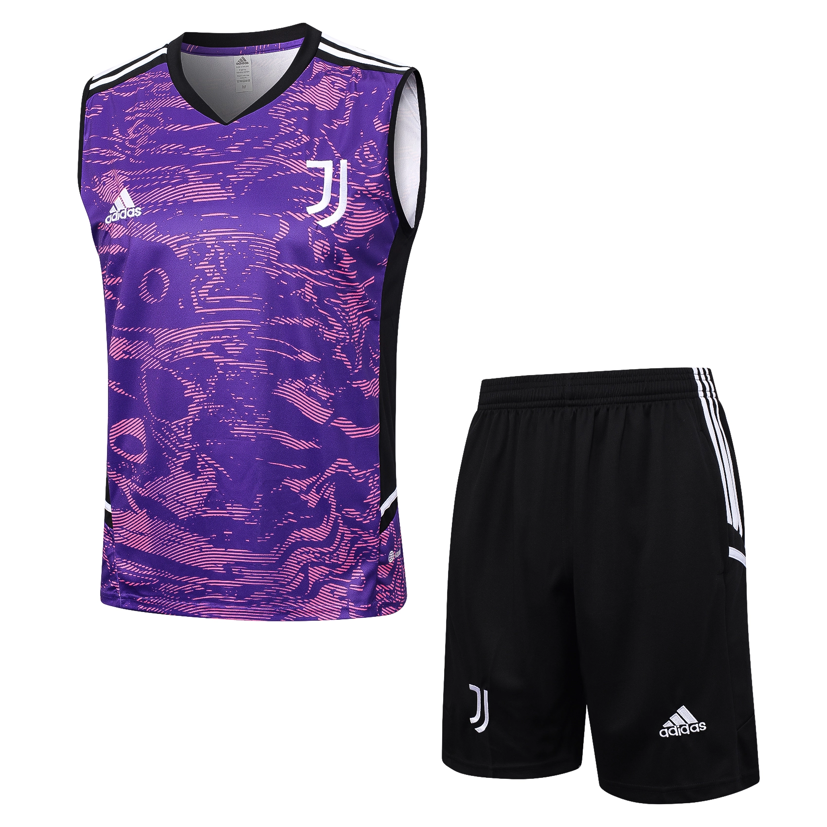 23-24 season Juventus purple training vest set