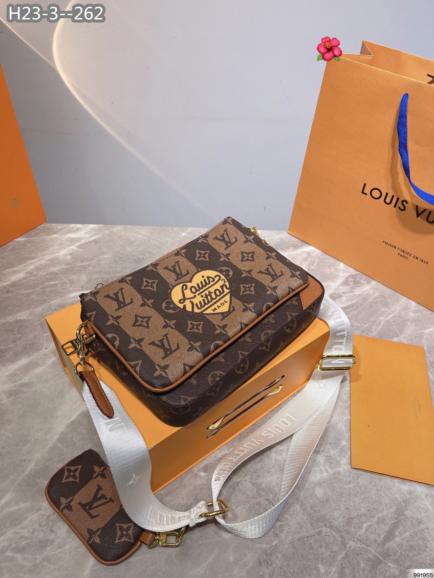 Louis Vuitton Trio Messenger Brown 25Cm M45965