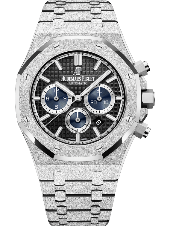 AUDEMARS PIGUET ROYAL OAK FROSTED CHRONOGRAPH Black Dial 41mm