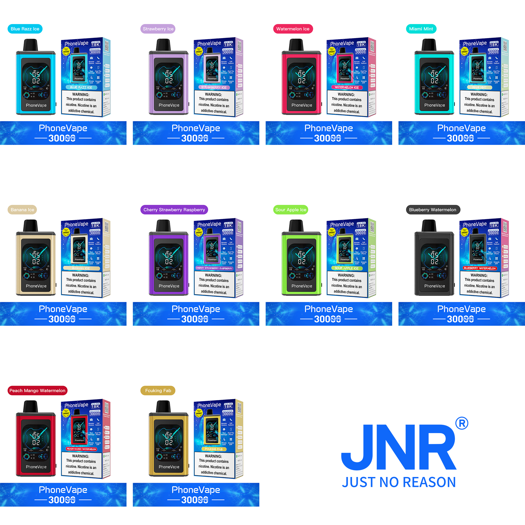 JNR PhoneVape 30k Disposable Vape