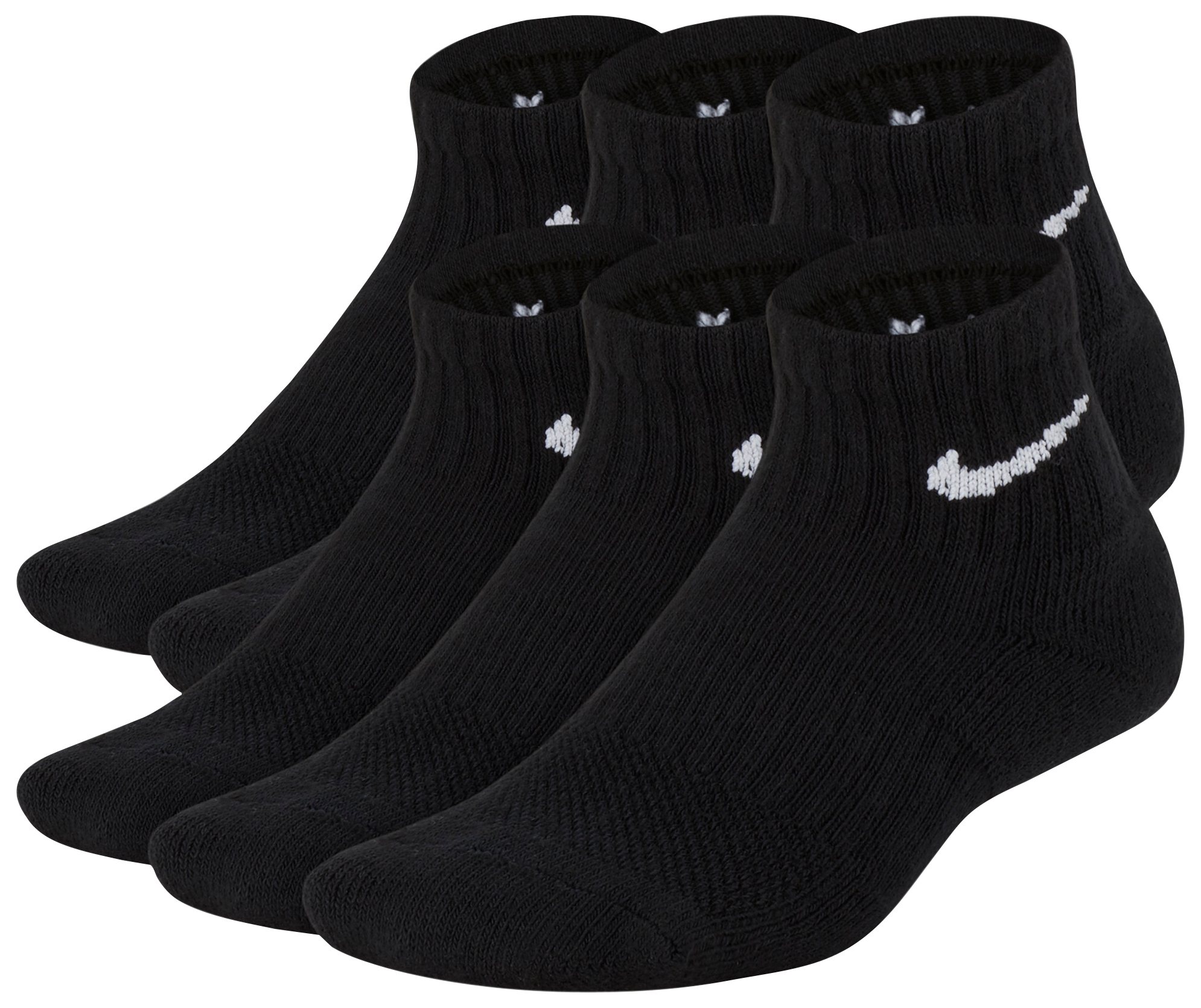 Nike 6 Pack Cushioned Quarter Socks
