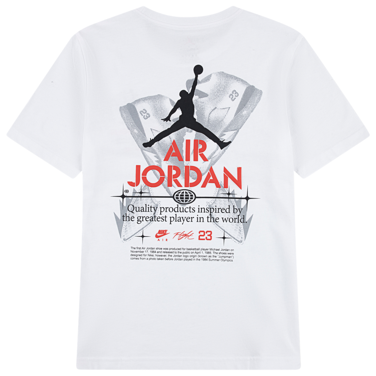 Jordan AJ5 Fire Red Tour Short Sleeve T-Shirt