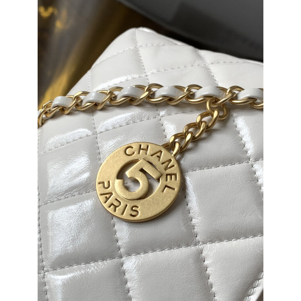 Chanel Hobo Bag in Shiny Crumpled Calfskin 22.5cm