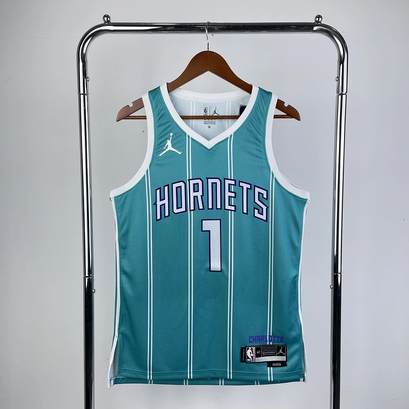 2023 NBA Charlotte Hornets (1 BALL) Basketball Jersey