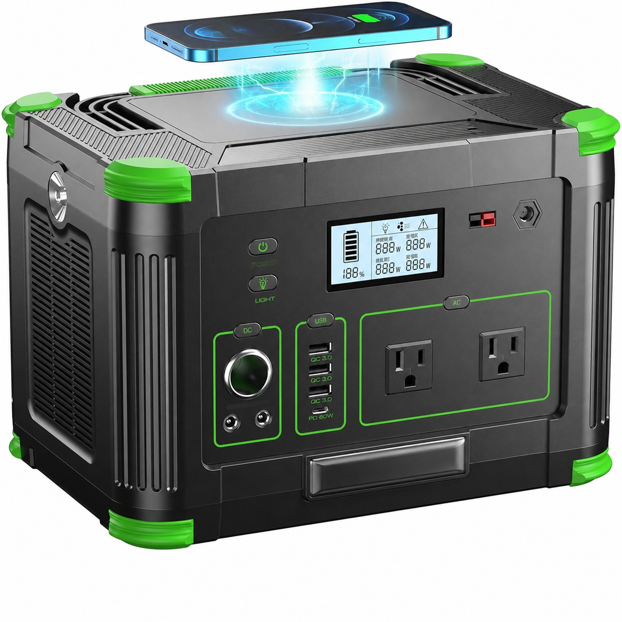 🔥clearance sale🔥Portable Power Station 500w/1000w/2400w
