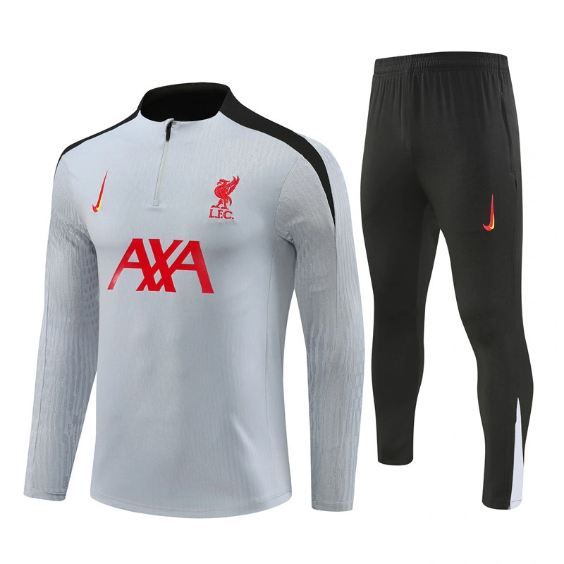 2024-25 Liverpool Half-Pull Training Suit Jersey Set