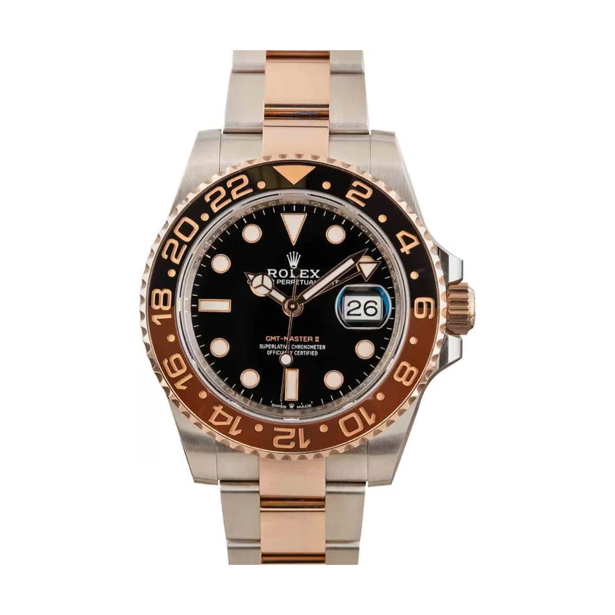 [SUPER CLONE] Rolex GMT-Master II 40mm Black Dial 126711CHNR Root Beer