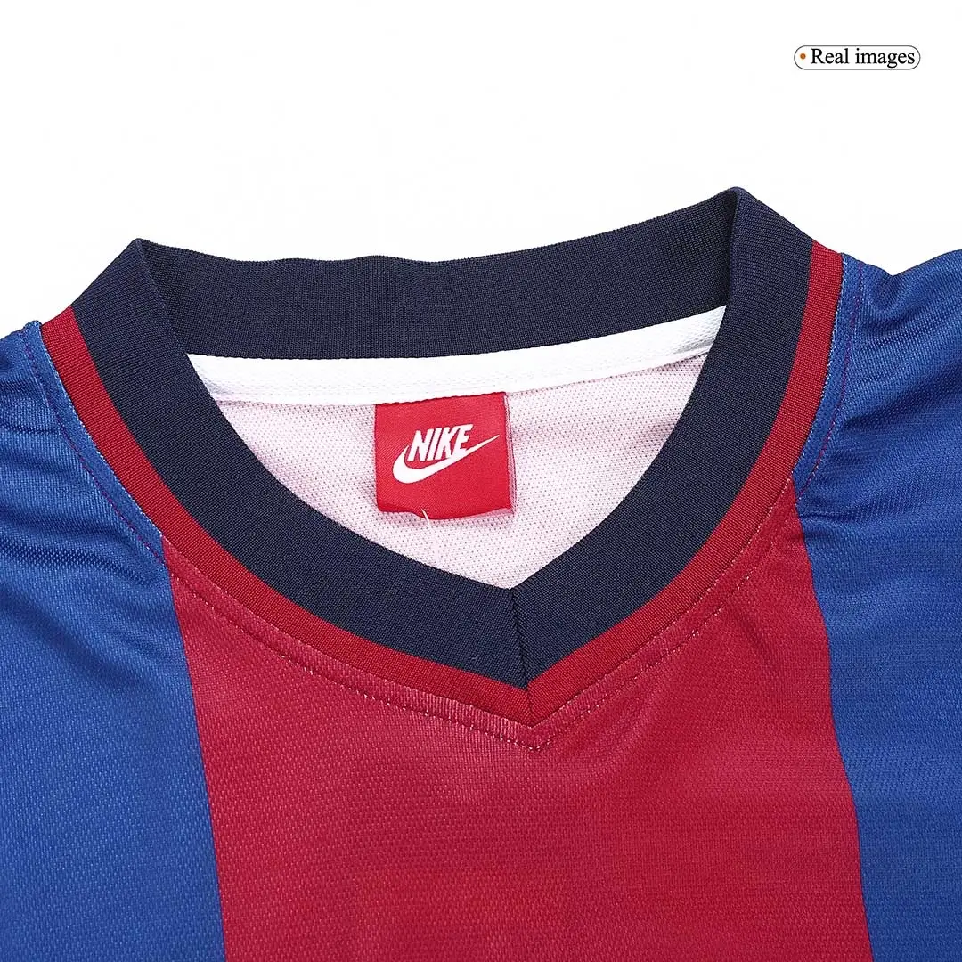 Retro Barcelona 1998/99 Home Soccer Jersey