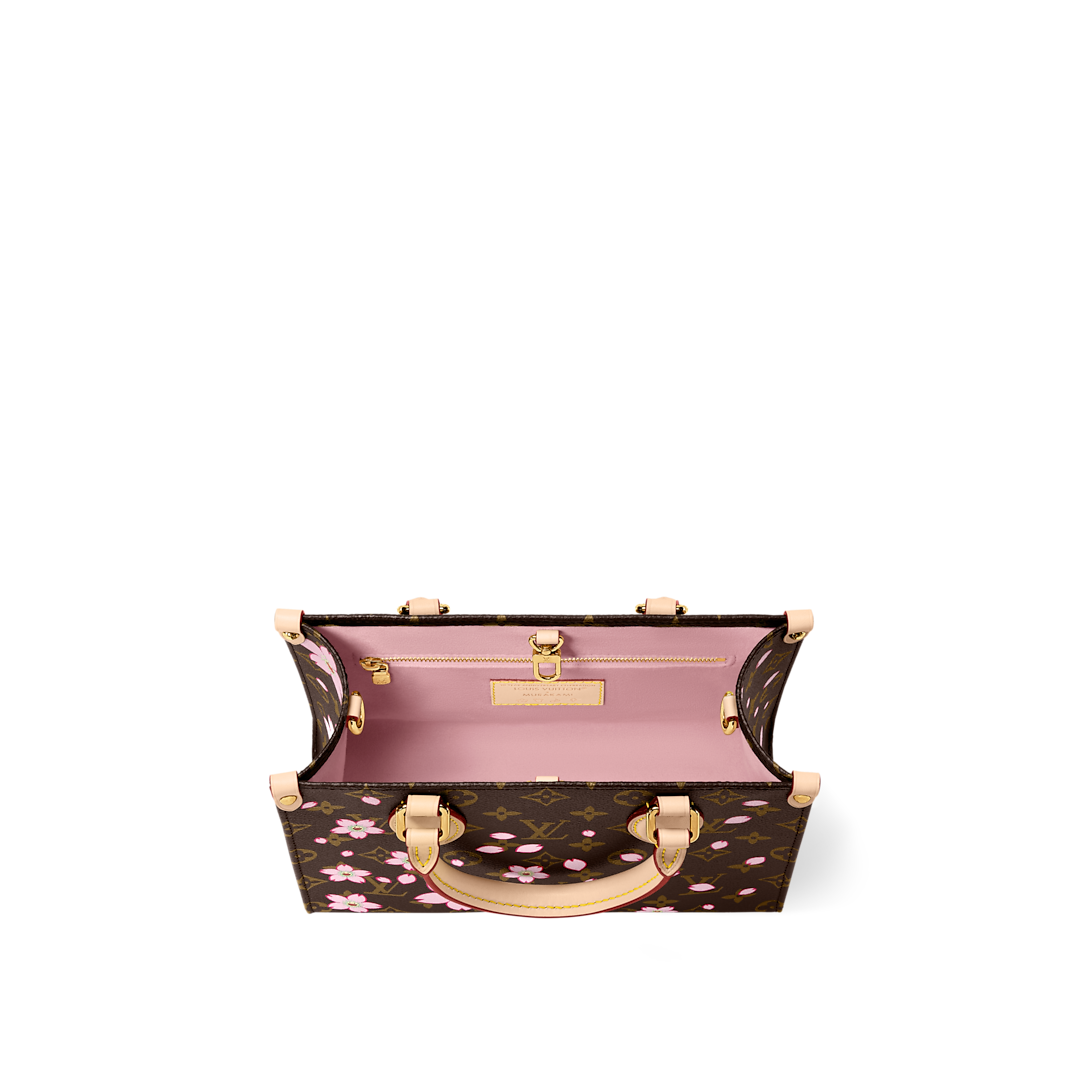 Louis Vuitton LV x Murakami OnTheGo PM Sakura Brown 25cm M13269