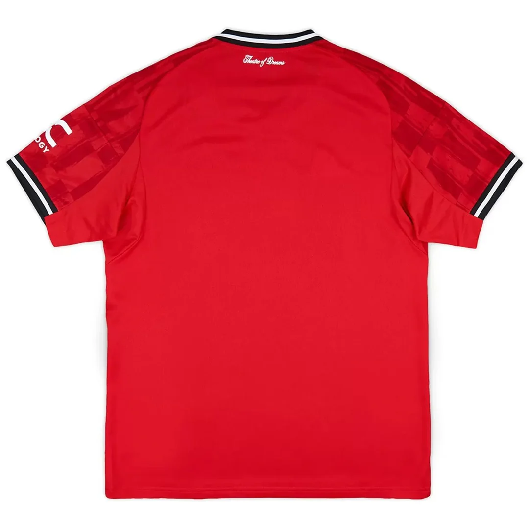 Cunha #10 Manchester United Home Soccer Jersey 2025/26