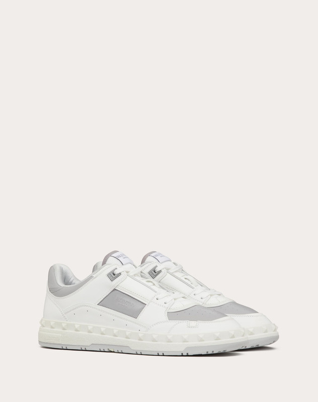 VALENTINO FREEDOTS LOW-TOP SNEAKER IN CALFSKIN