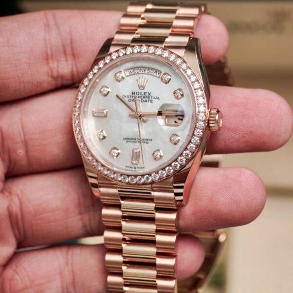 [Superclone] Rolex Day-Date 36mm Mother – Of – Pearl Dial President 128345RBR