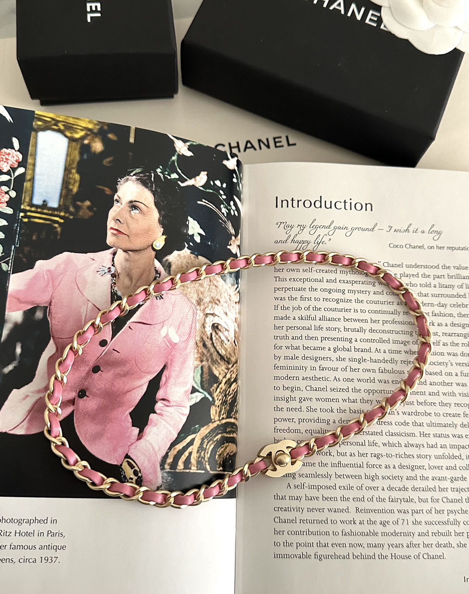 CHANEL-Necklace+Bracelet