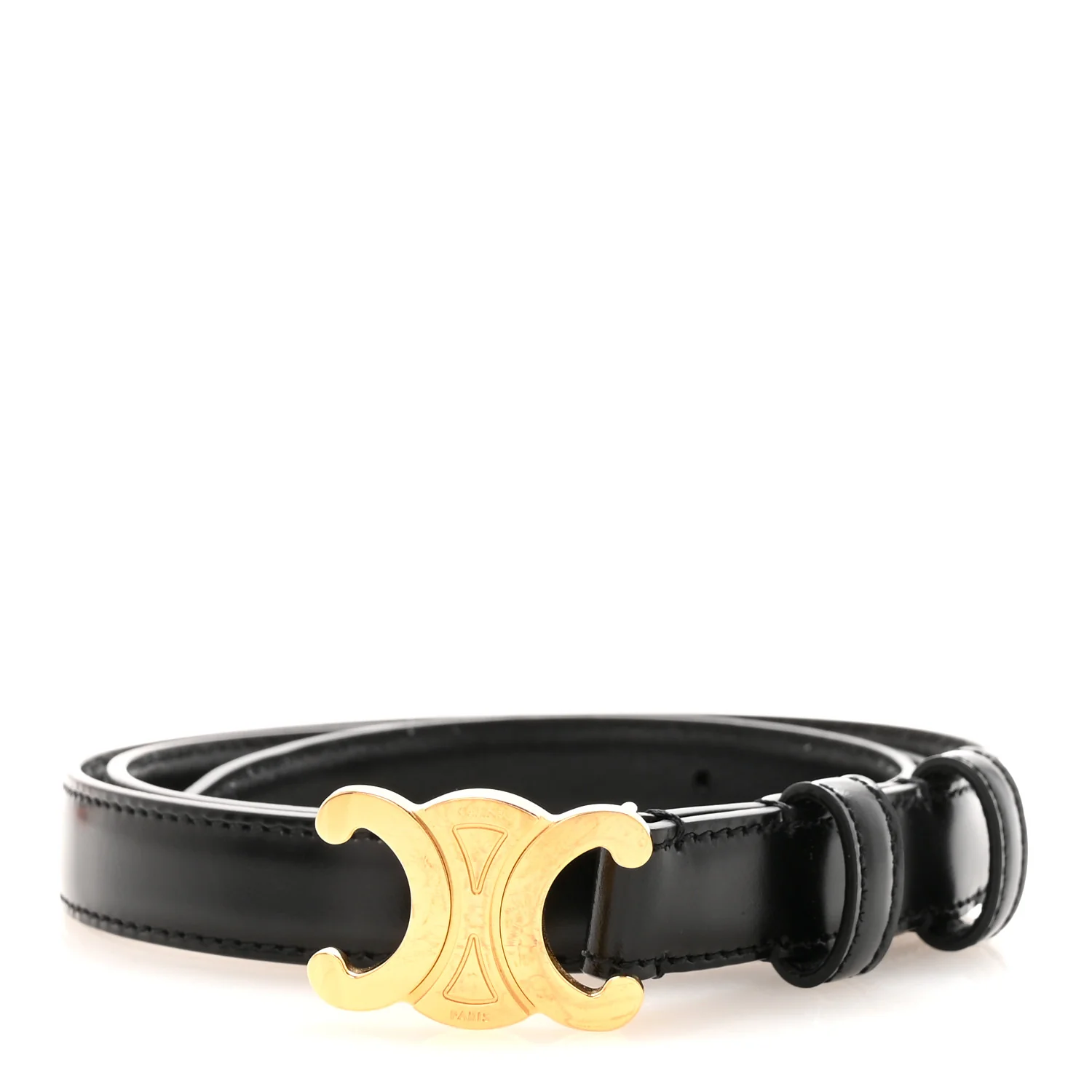 Box Calfskin Small 18mm Triomphe 80 32 Belt Black