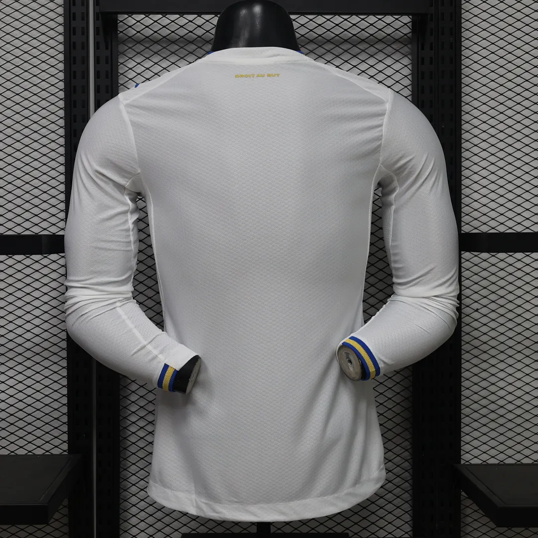 2026/27 Ligue 1 Marseille Team Home Football Jersey Player Version Long Sleeves - JerseyFun