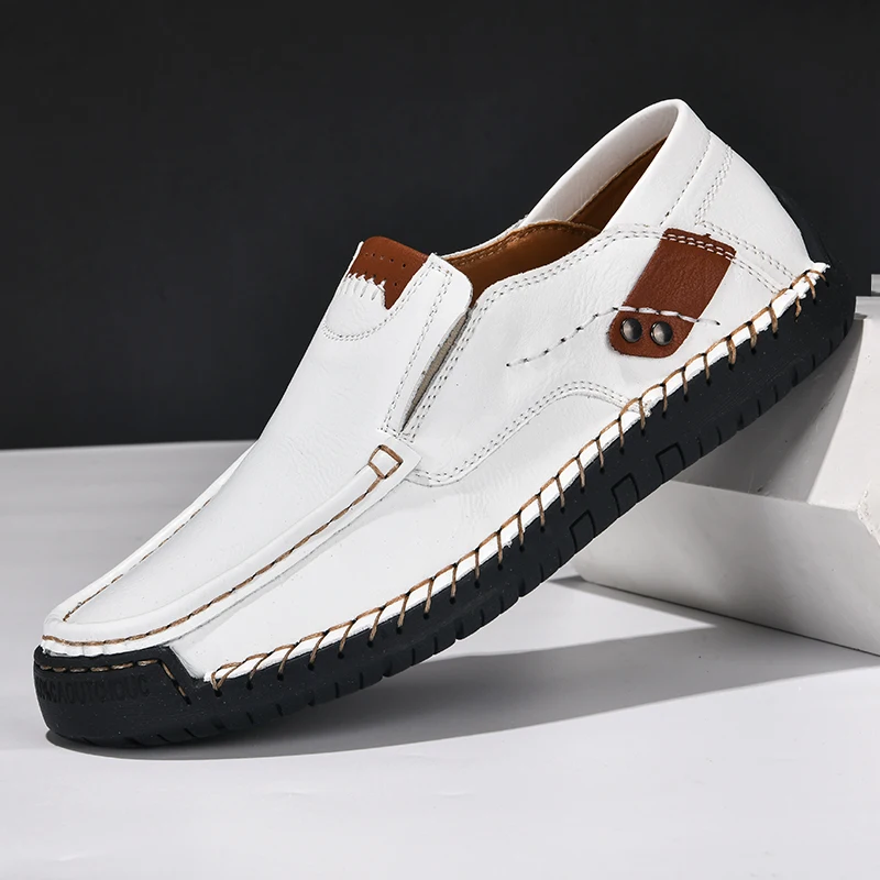 Men Shoes Casual Comfortable Slip On Loafers Men Spring Outdoor Flats Moccasins Walking Shoes Fall Dropshipping
