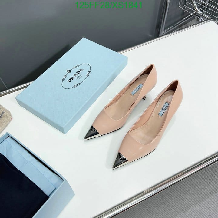 Prada Brushed Leather Pumps Pink