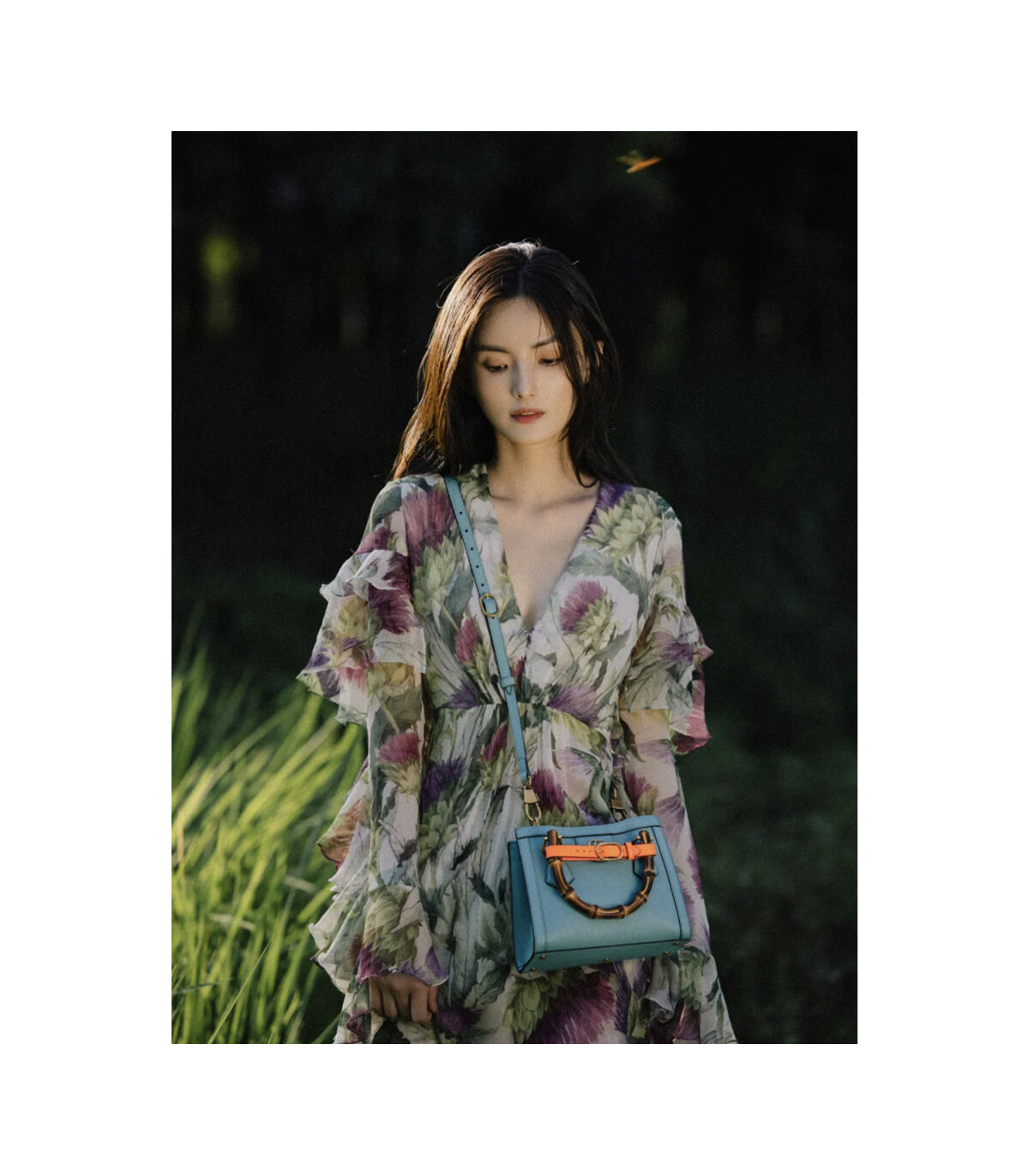 Gucci Diana Mini Tote Bag Light Blue