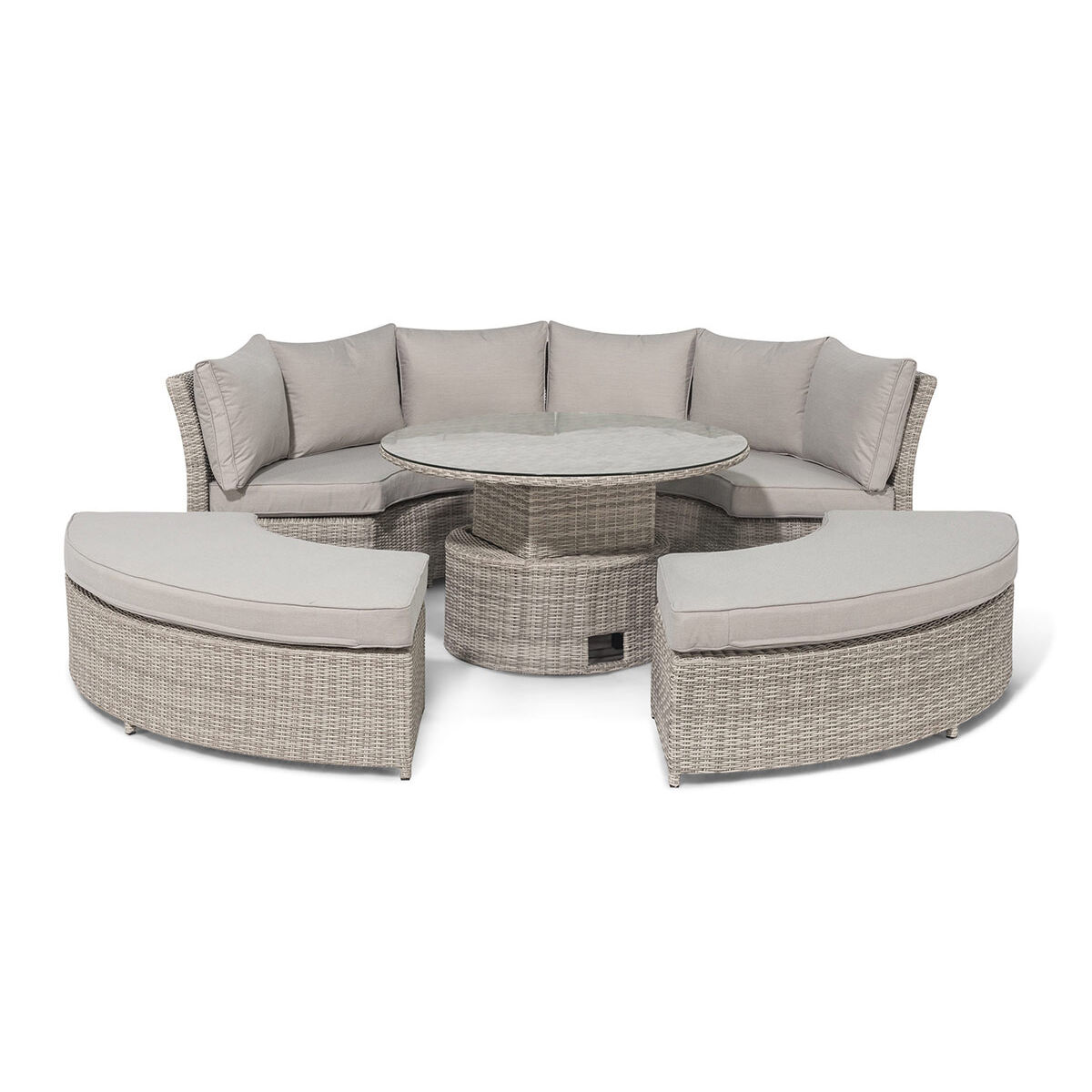 Rattan Lifestyle Suite with Rising Table