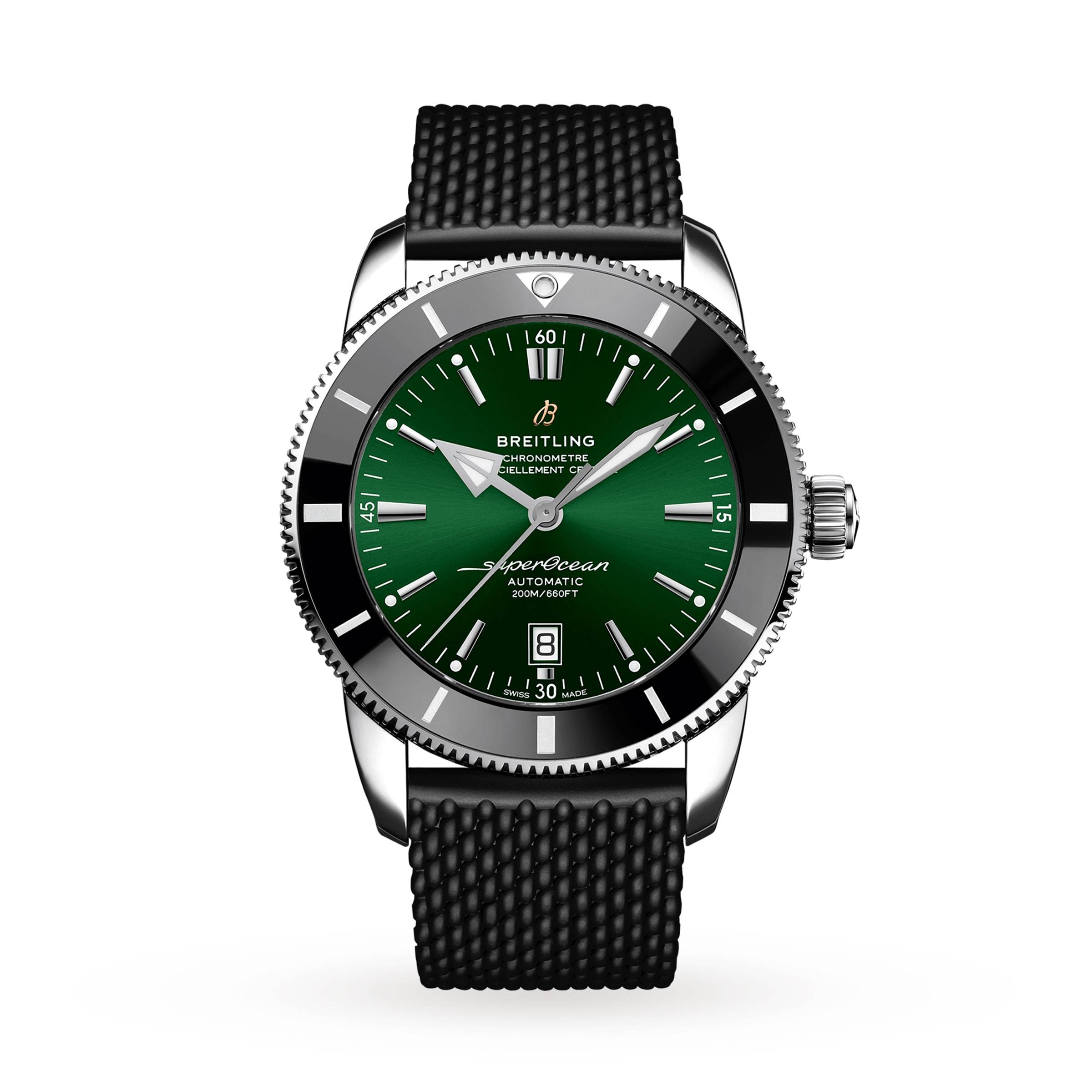 Breitling Superocean Heritage B20 Automatic 46 Stainless Steel Rubber Strap-P17532154