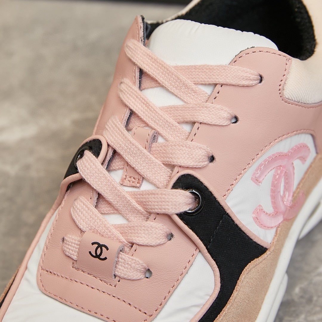 Chanel Wmns Sneaker Pink Black G34360 Y51525 K1276