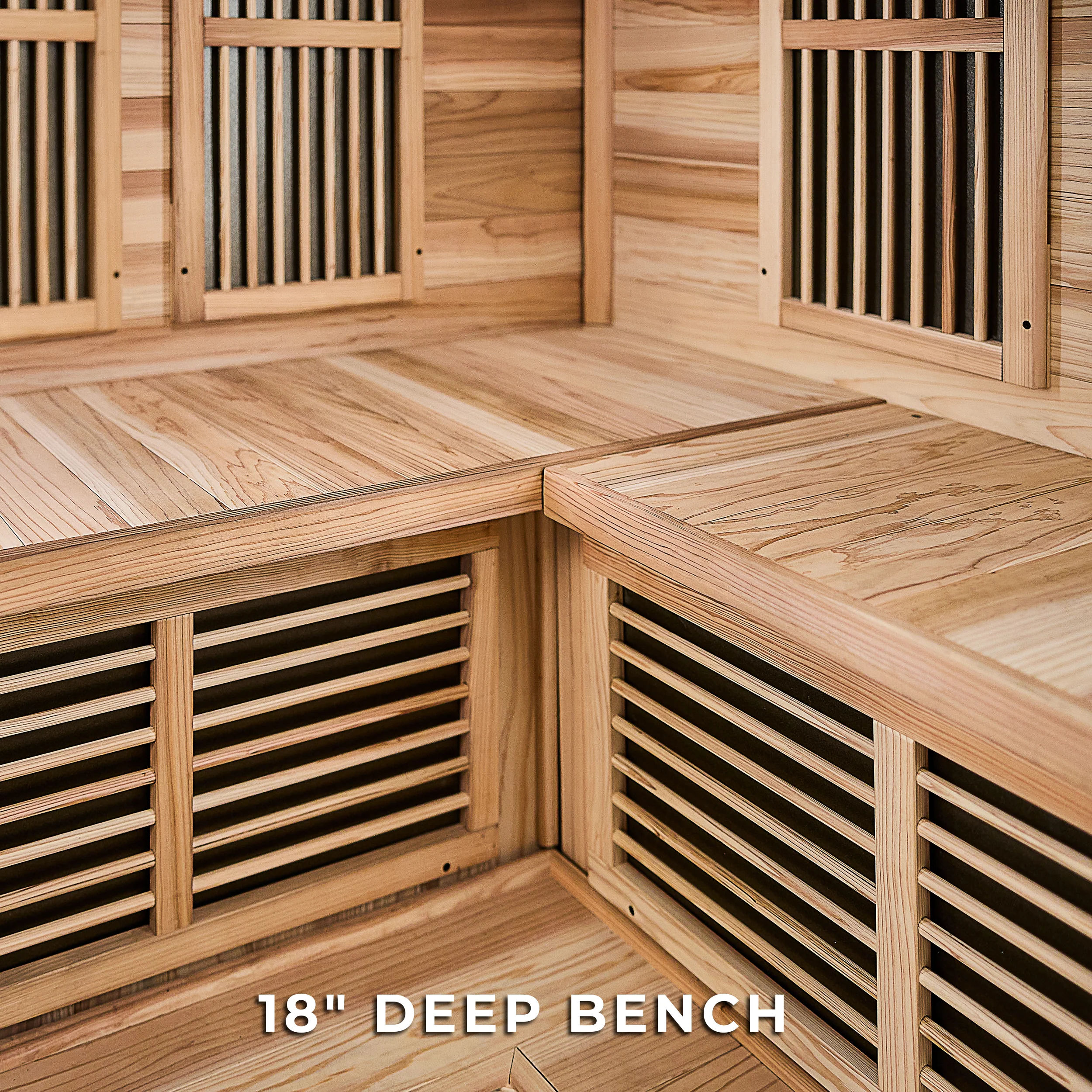 Rylan Indoor Infrared Corner Sauna �?4 Person