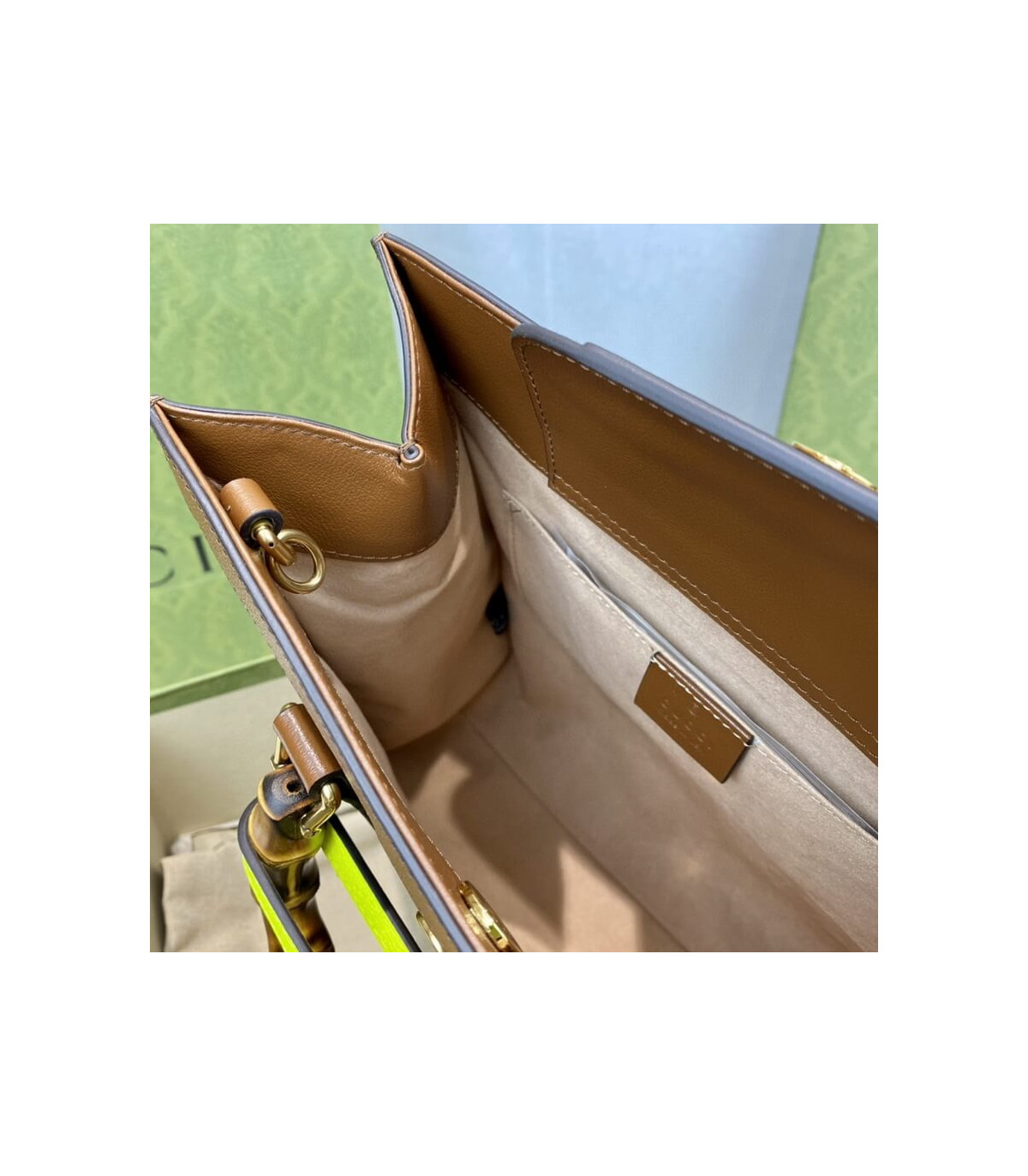 Gucci Diana Small Tote Bag Brown