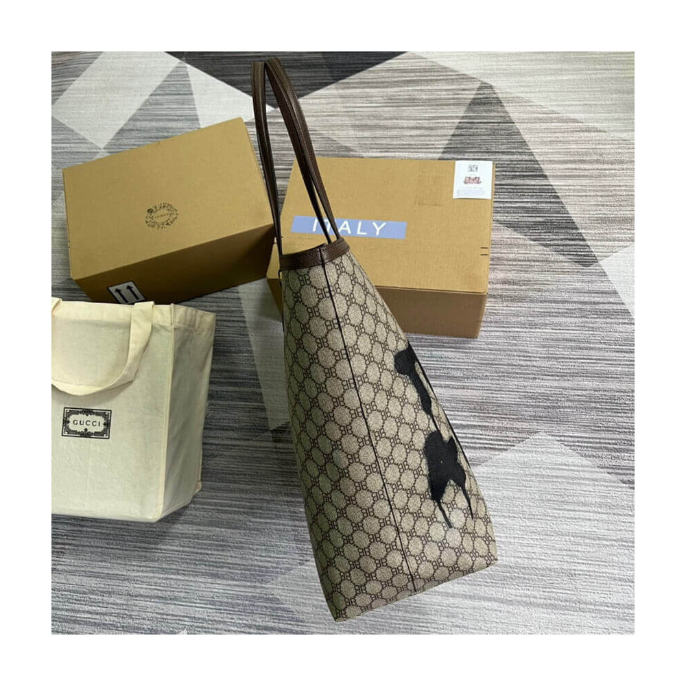 Balenciaga x Gucci Hacker Graffiti Large Tote Bag