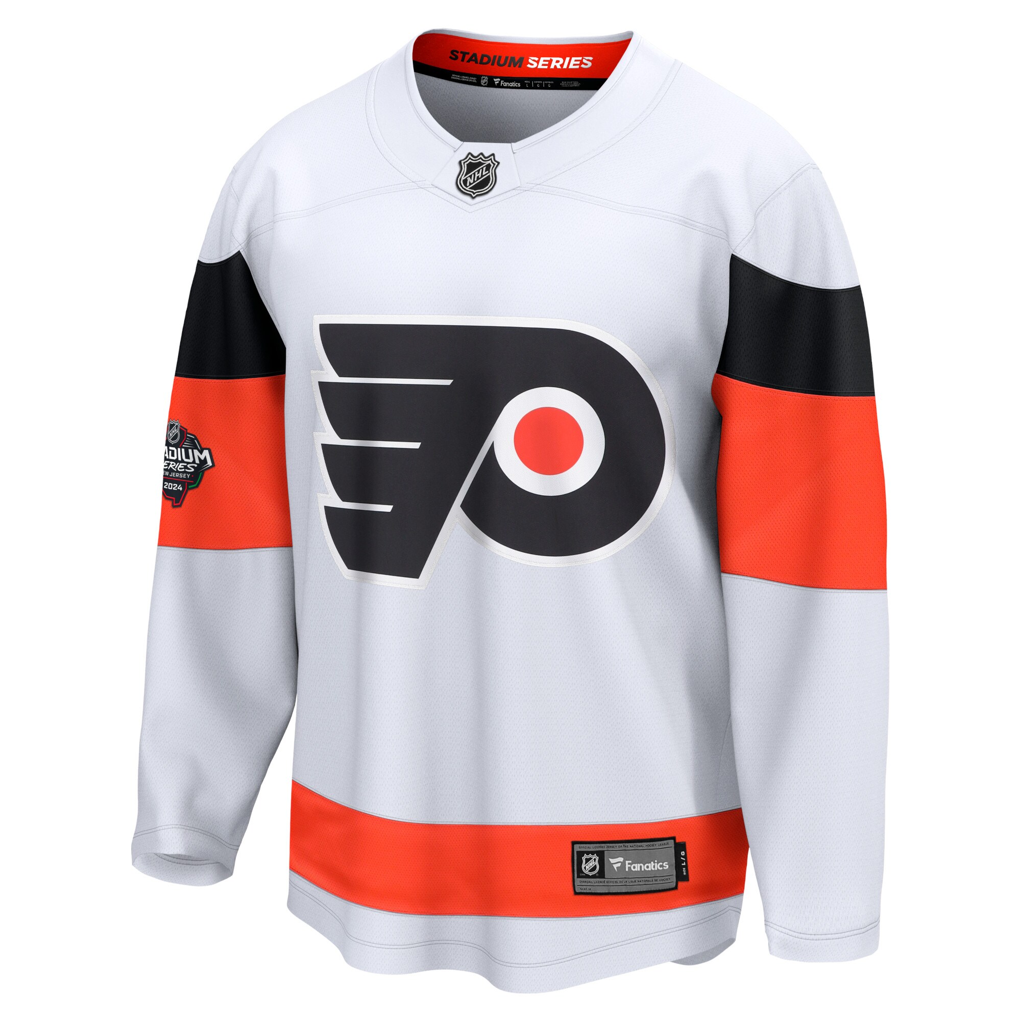 Philadelphia Flyers Fanatics 2024 NHL Stadium Series Breakaway JerseyÂ â€“ White