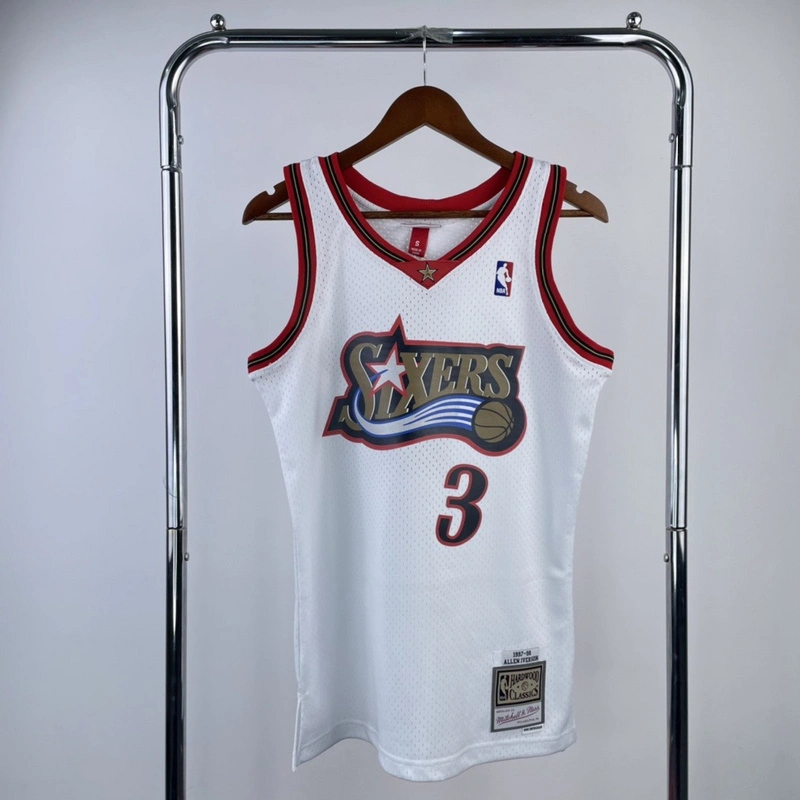 NBA Philadelphia 76ers 3 IVERSON Basketball Jersey