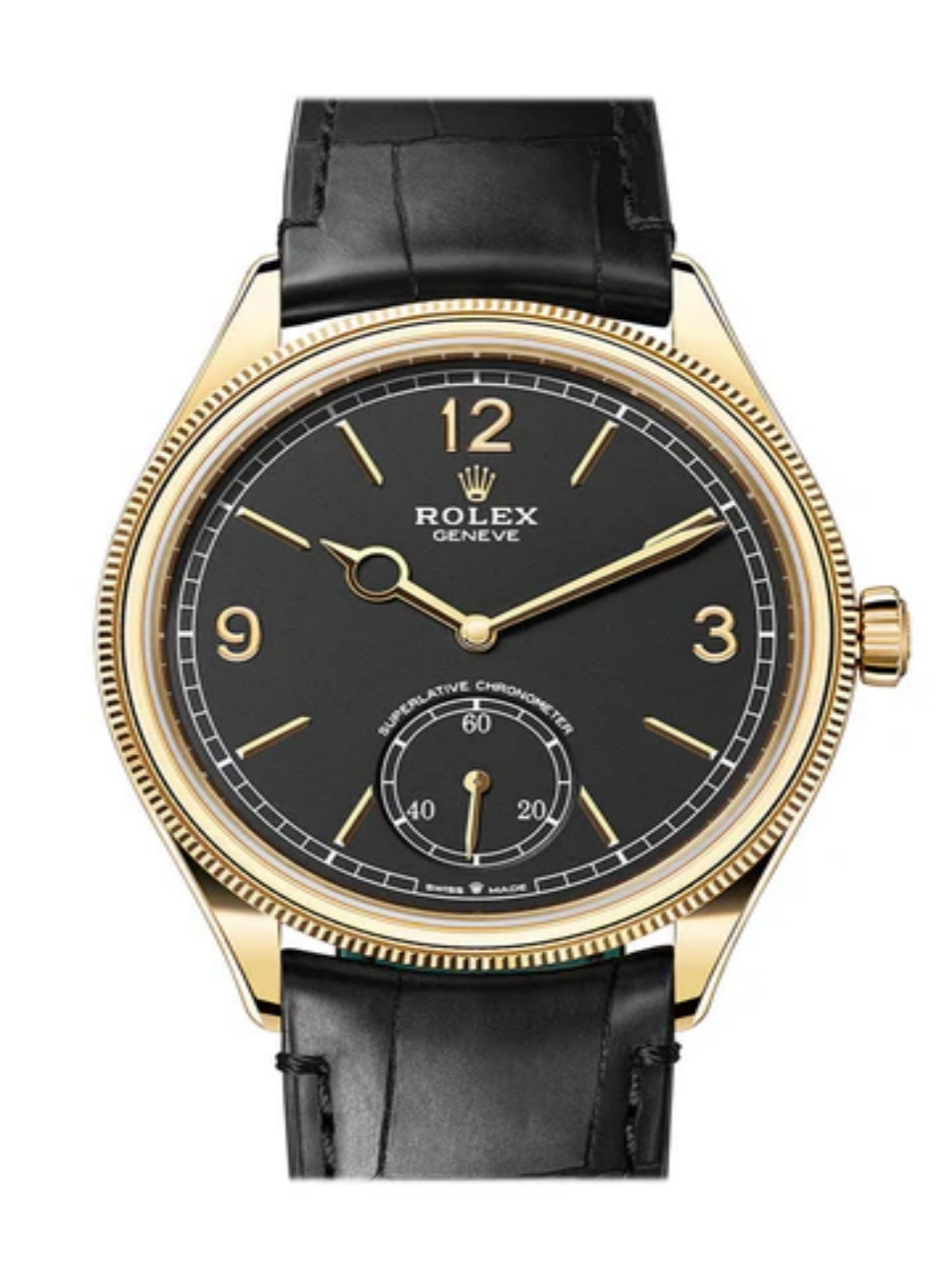 【Super Clone】Rolex 1908 Yellow Gold 52508 0002 39 mm Replica Watch