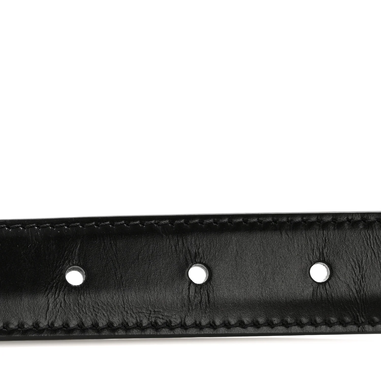 Box Calfskin Medium 25mm Triomphe 75 30 Belt Black