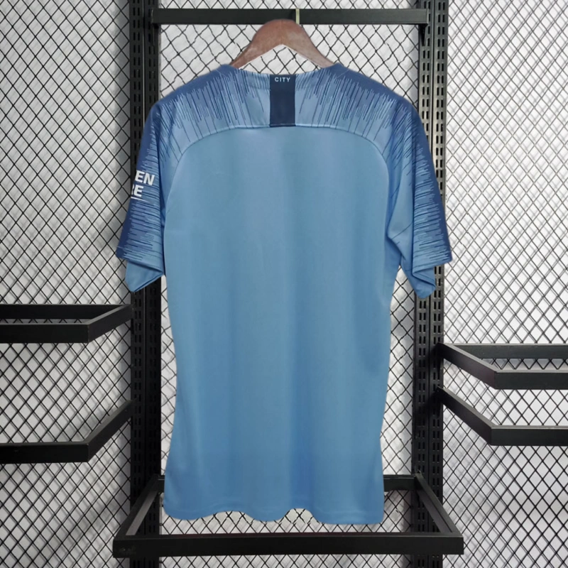 Retro 2018-19 Manchester City Home Football jersey Retro