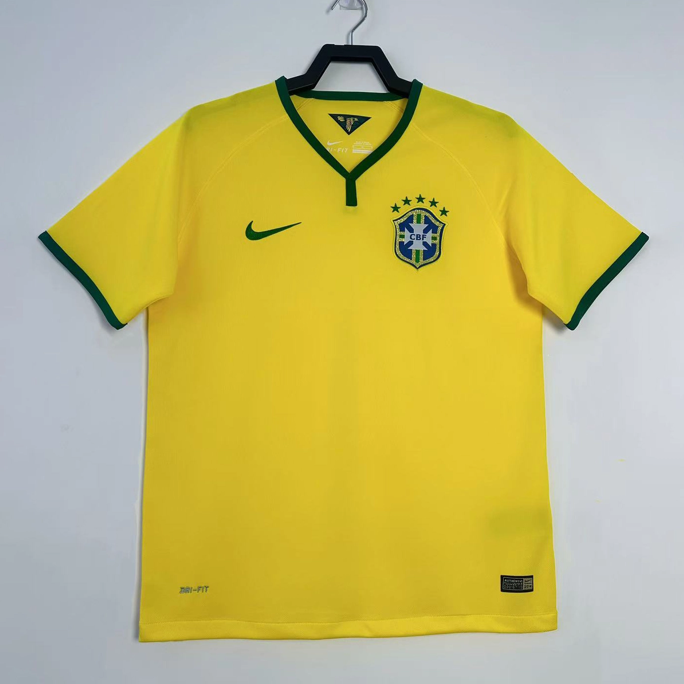 Retro 2014 Brazil Home football jersey retro
