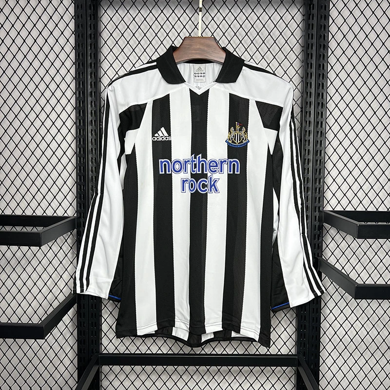 Retro 2003-05 Newcastle Home Long Sleeve Football jersey retro