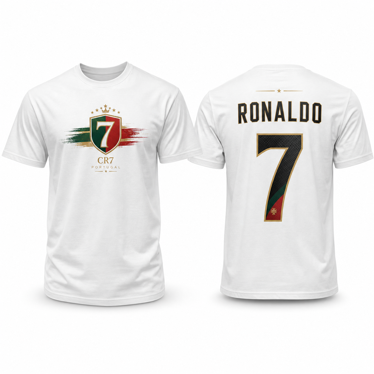 Cristiano Ronaldo Number Pure Cotton T-Shirt – Limited-Time Offer