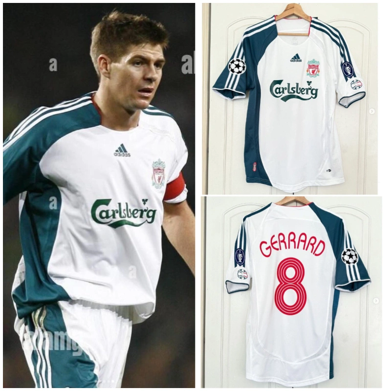 Retro 2006-07 Liverpool Away Football jersey retro