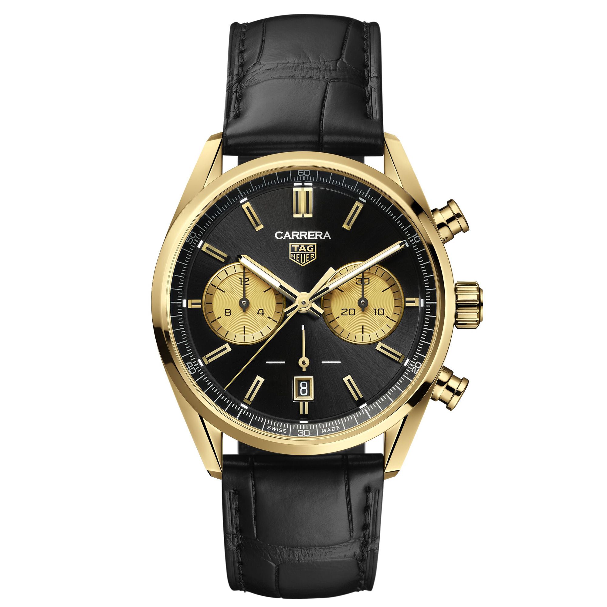 TAG Heuer Carrera Chronograph  Automatic, 42 mm, Gold 3N CBN2044.FC8313