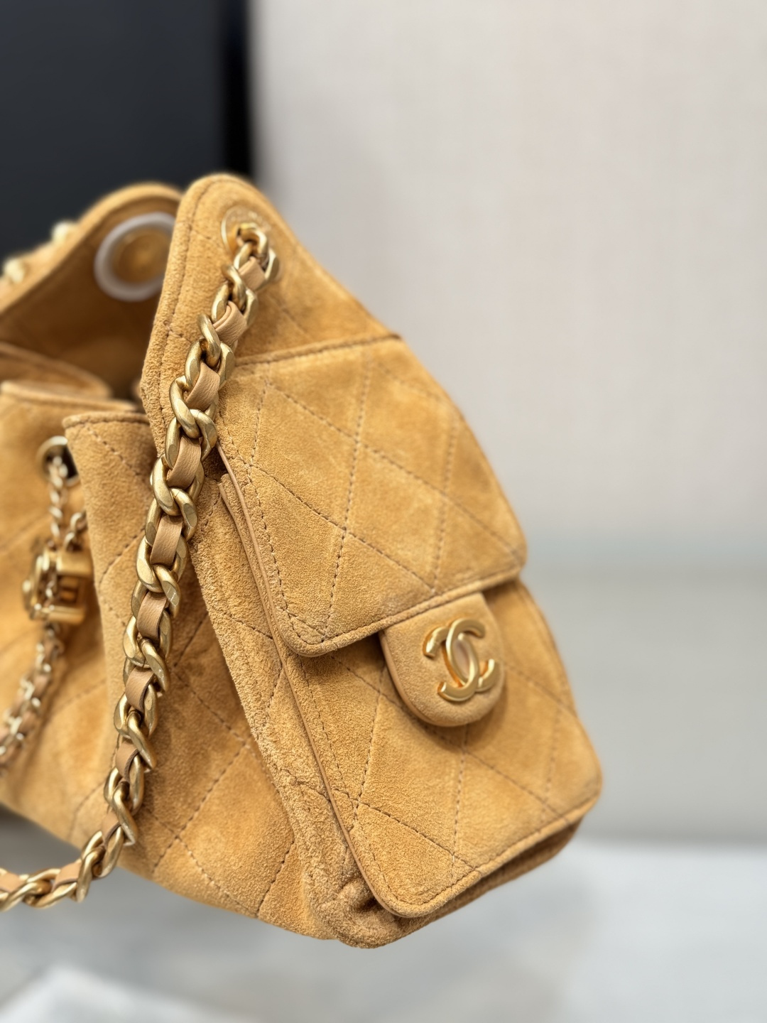 25Bag Mini Drawstring Bag（Ginger Yellow）
