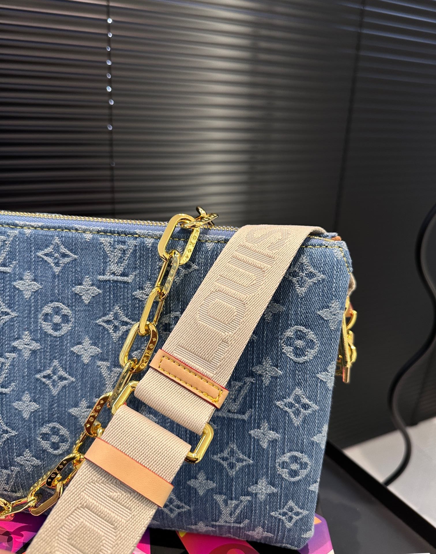 Louis Vuitton Coussin Pm Bag Denim Blue 26Cm M24564