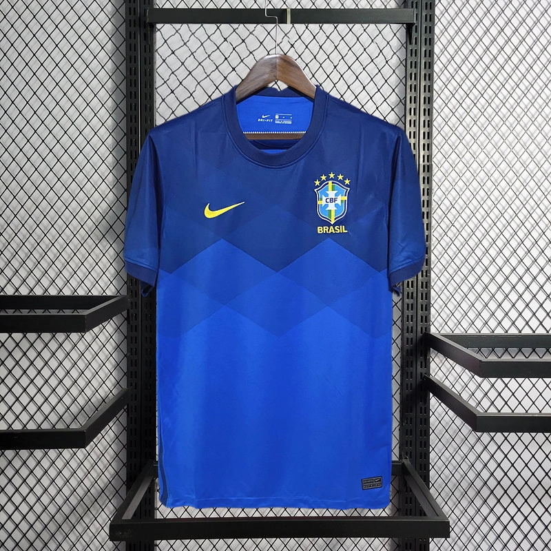 Retro 2020-21 Brazil Away Football jersey