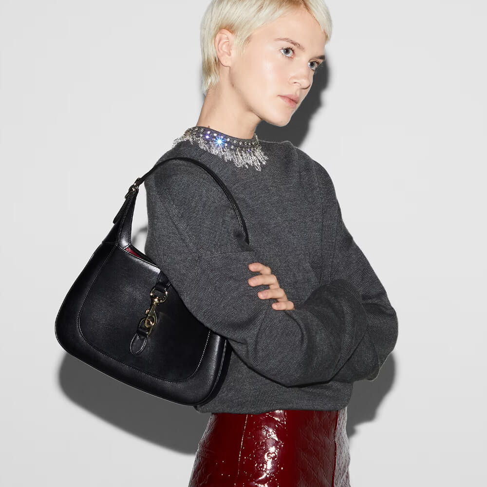 Gucci Jackie Small Shoulder Bag Smooth Leather 27.5cm