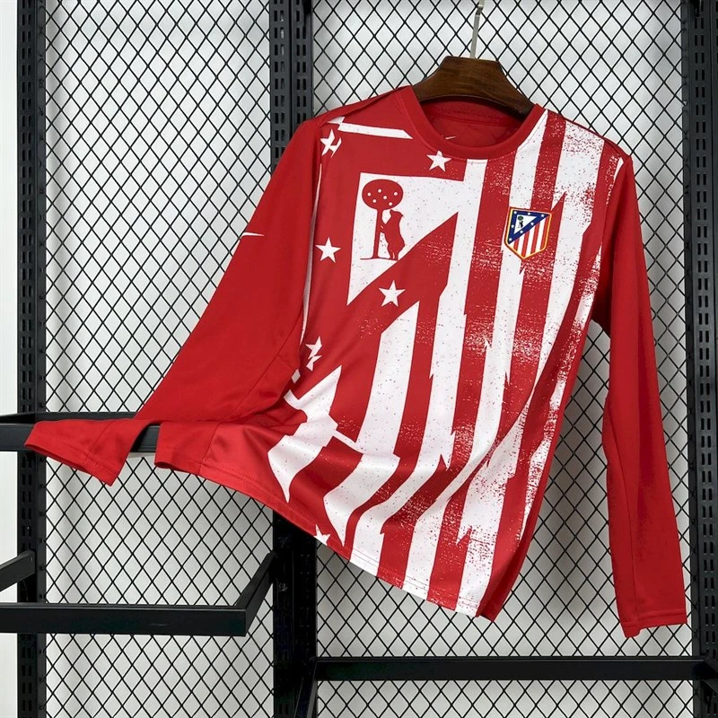 2025-26 Atletico Madrid Pre-Match training Long Sleeves Jersey