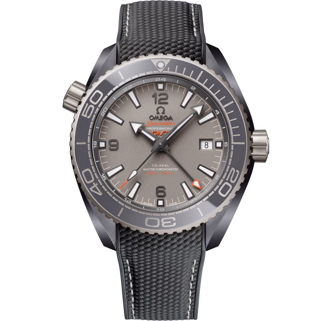 Omega Seamaster Planet Ocean 600M 45.5mm Grey Dial Grey ceramic Strap 215.92.46.22.99.002