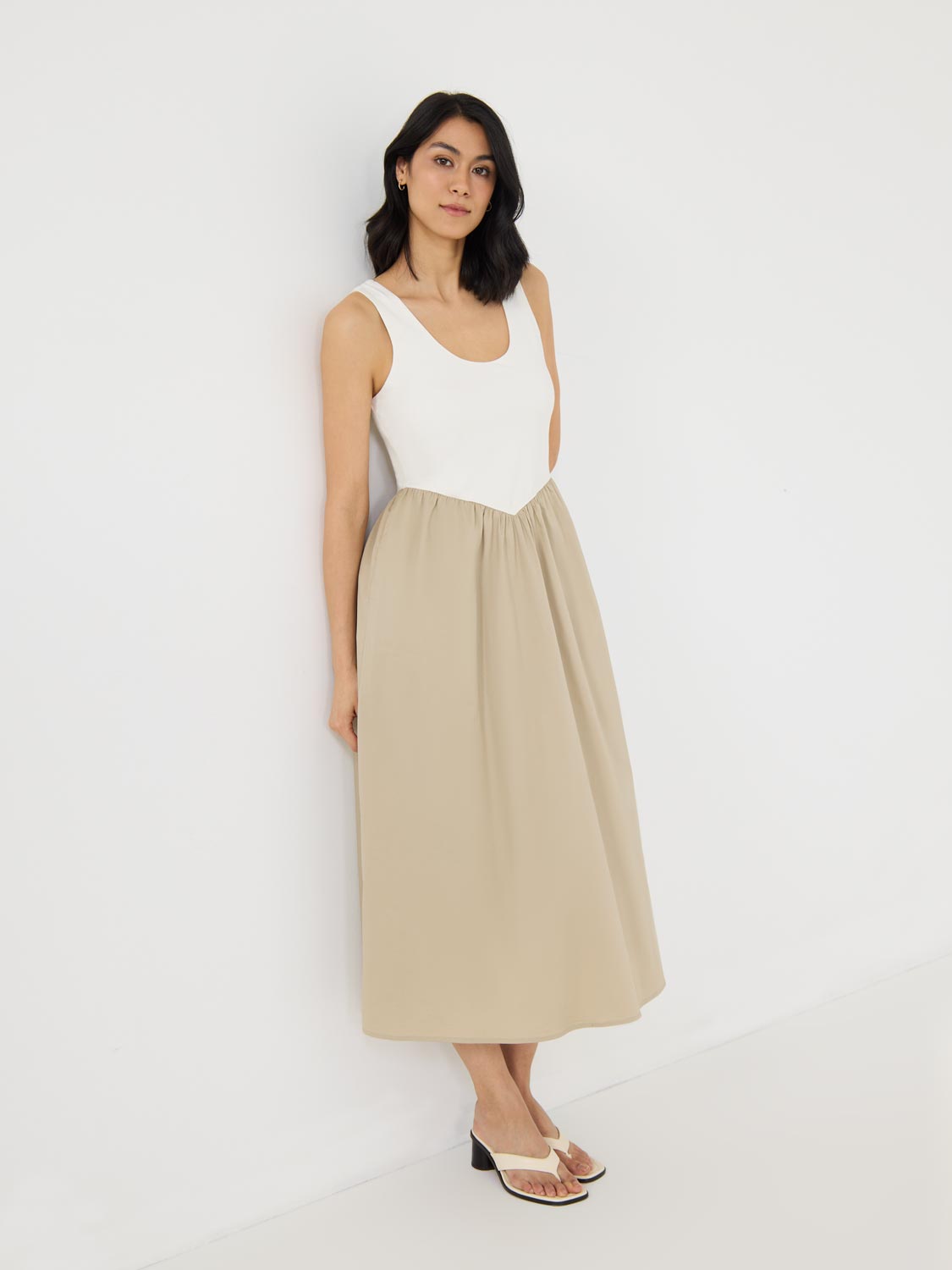 2-Fer Midi Tank Dress