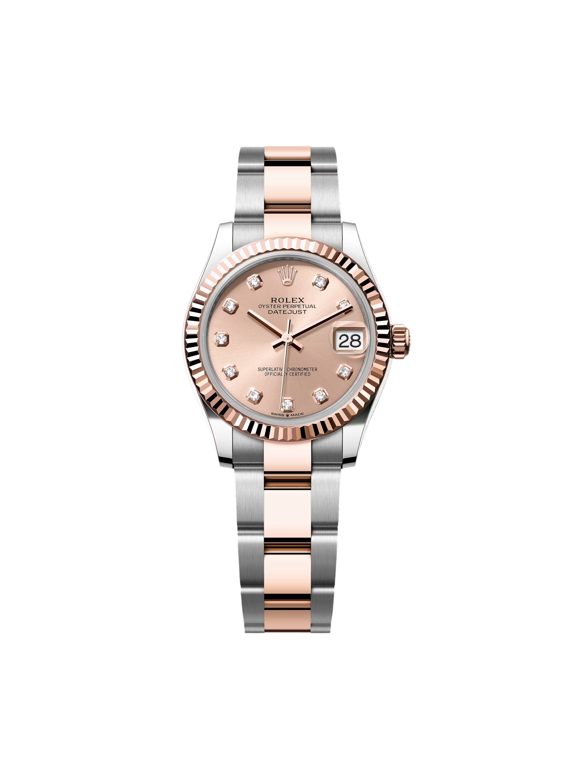 Rolex Datejust m278271-0023/0024 Rose 31mm Dial Oyster Bracelet Watch