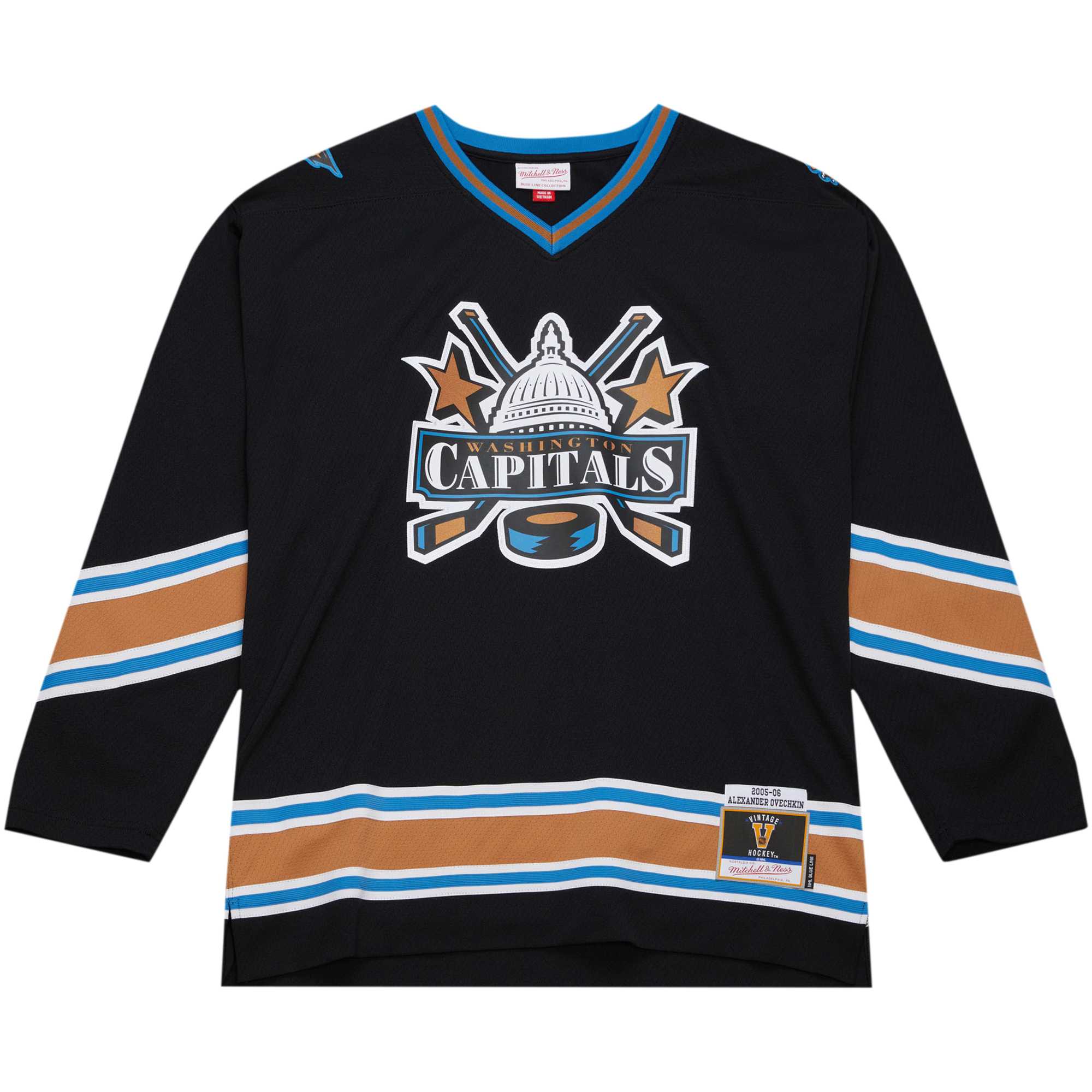 Alexander Ovechkin Washington Capitals Mitchell & Ness  2005/06 Blue Line Player Jersey – Black